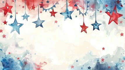 American independence day background - obrazy, fototapety, plakaty