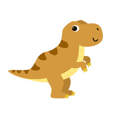Cute Tyrannosaurus Dinosaur Cartoon. © G.rena