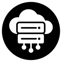 data server glyph icon