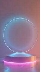 Obraz premium Abstract platform podium for product presentation