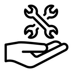 hand line icon