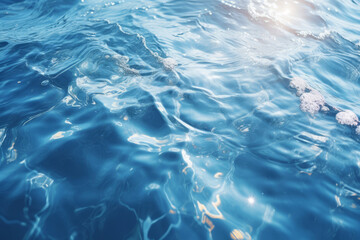 Obraz premium natural texture of agitated sea surface.