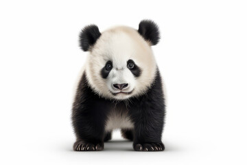 panda isolate on white background.