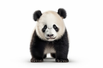 Fototapeta premium panda isolate on white background.