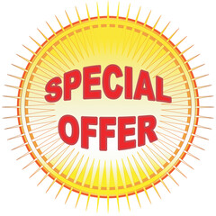 Special Offer Button Blast