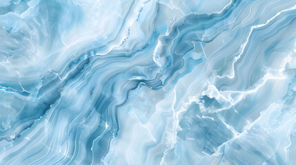 Blue light marble stone texture background - obrazy, fototapety, plakaty