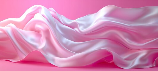 Obraz premium pink silk background