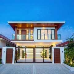 New modern house real estate in Thailand