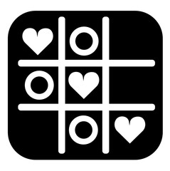 tic tac toe love svg