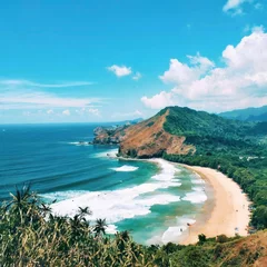 Foto op Plexiglas ngjungwok beach central java indonesia © Emanuel