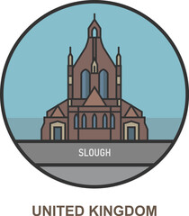 Fototapeta premium Slough. Cities and towns in United Kingdom