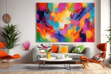 colorful room
