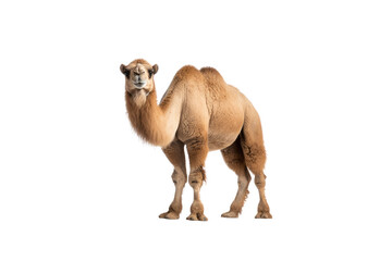 Camel Studio Shot Isolated on Clear Black Background,  