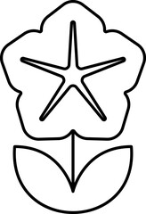 Flower icon set vector illustration. Spring flowers icon symbol