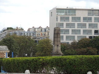 UNESCO and Parisian buildings in the background - 7th district 