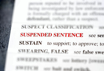 suspended sentence