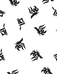 black and white background