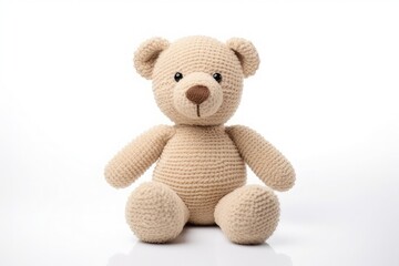 toy teddy isolated on white background