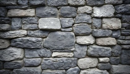 patern texture of gray old stone castle wall. decor and design