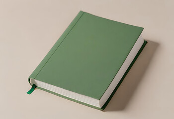 green book with pages