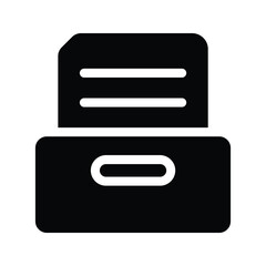 Archive icon. flat illustration of rewind vector icon for web