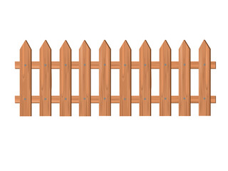 The fence is made from wooden railings.