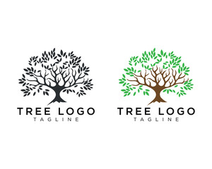 Obraz premium 3d tree logo.