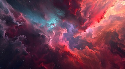 abstract background  cosmic nebula - obrazy, fototapety, plakaty