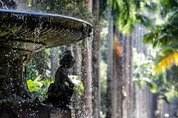 Foto op Canvas Fountain and sculpture © EDUARDO RIBAS
