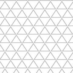 abstract seamless repeatable grey triangle line pattern.