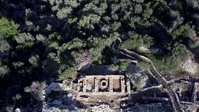 Exploring Ancient Amos: Breathtaking Drone Video of Turkey's Historical Gem