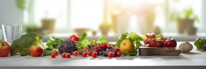 Nutritious Meals, vegetables. Salad background. Veganism, vegetarianism. Healthy Eating
 - obrazy, fototapety, plakaty