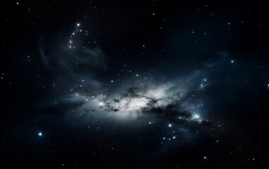 Obraz na płótnie Canvas milky way of stars in space 