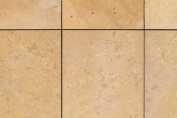 Dolomite stone slabs. Facade panels in warm, natural colors
