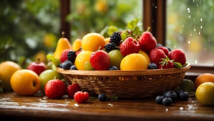 fruits in a basket