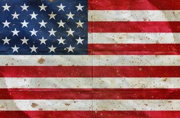 Fototapeta premium a close up of a us flag