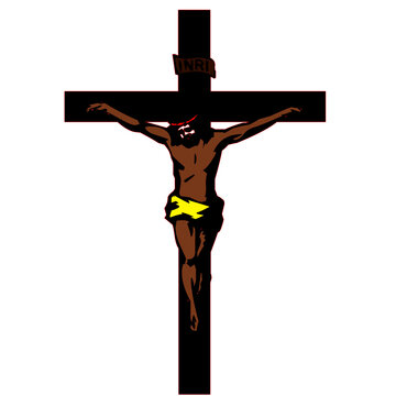 cross of christ drawing
