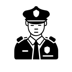 Law enforcement icon representing law, judgment, lawsuit, and criminal investigation, capturing the essence of legal processes and enforcement.
