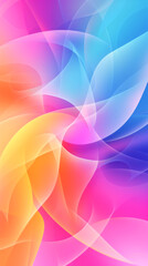 Fototapeta na wymiar Vibrant Abstract Mobile Wallpaper: A Colorful Backdrop for iOS, Android, and Mobile Phones