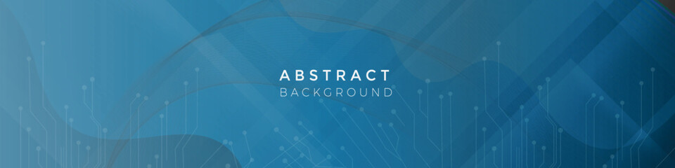 Abstract Gradient linkedin social media cover banner template