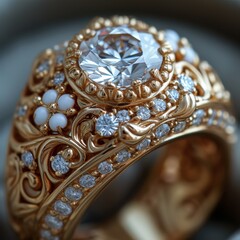 Jewelry Macro Photography: Detailed shots of jewelry pieces, emphasizing craftsmanship and elegance
