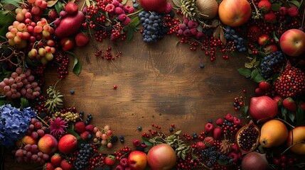 Fruit Stall: Display Spot for Fresh Fruits. Imagined by Generative AI - obrazy, fototapety, plakaty