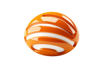 Fototapeta premium Macarons Desert 3D Sweet Symbol Icon osplated on PNG background