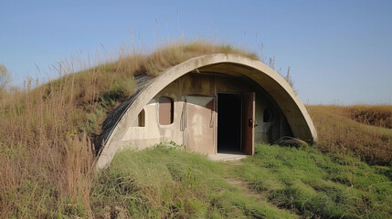 modern prepper bunker for rich people saving life war