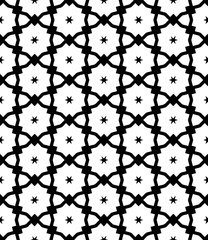 Naklejka premium Black seamless abstract pattern. Overlay for background and backdrop. Ornamental design. PNG graphic illustration with transparent background.