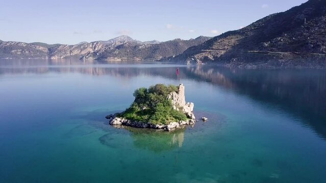 360&deg; Island Majesty: Breathtaking Drone Video of Selimiye Bay, Marmaris, Turkey