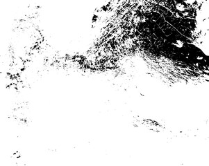 Rustic grunge texture with grain and stains. Abstract noise background. PNG graphic illustration with transparent background.