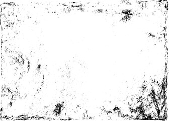 Rustic grunge texture with grain and stains. Abstract noise background. PNG graphic illustration with transparent background.