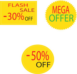 sale discount labels