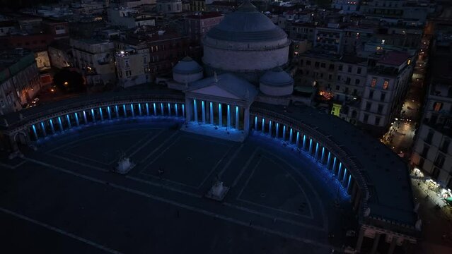 Napoli festa Scudetto - Festeggiamenti Scudetto - Riprese con Drone - Piazza del Plebiscito - 4 Maggio 2023